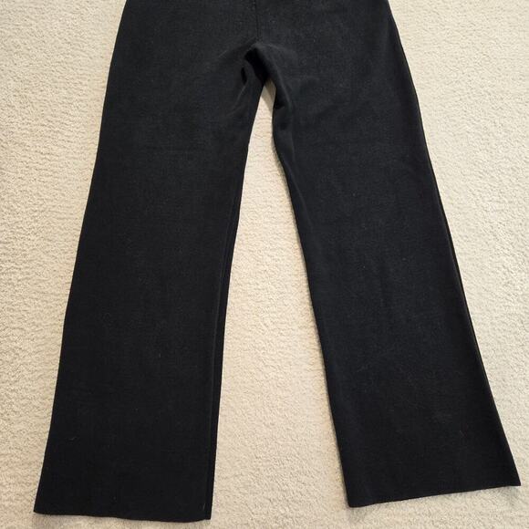 Talbots Pull-on Black Knit Pants Made in Italy Size M Business Casual Office - Picture 8 of 8